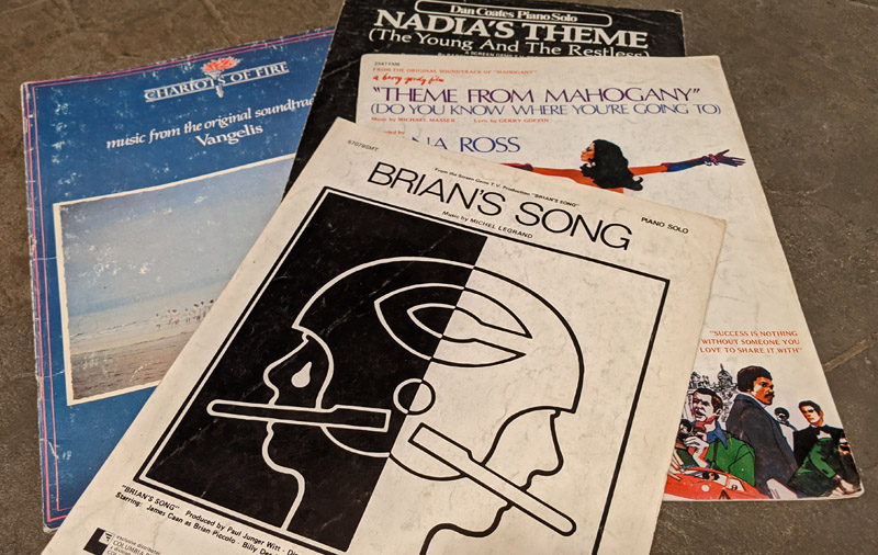 sheet music movie scores