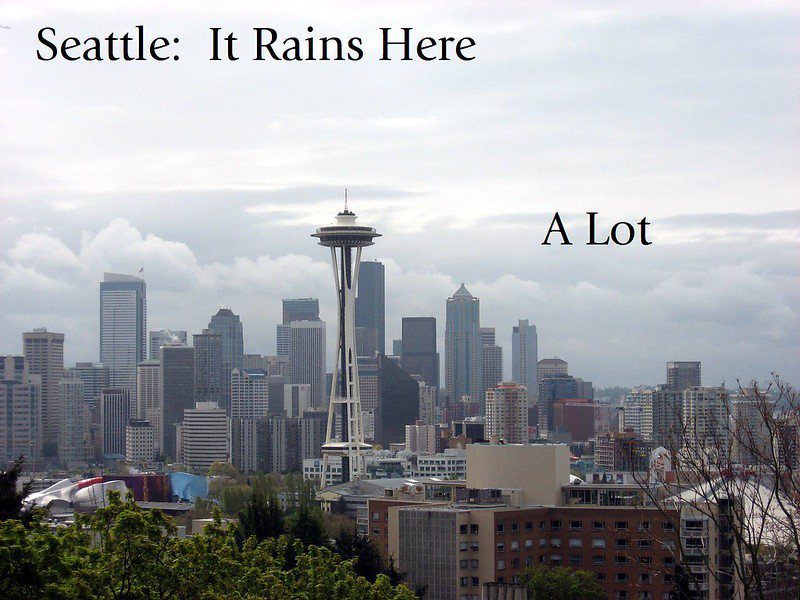 Seattle rain meme