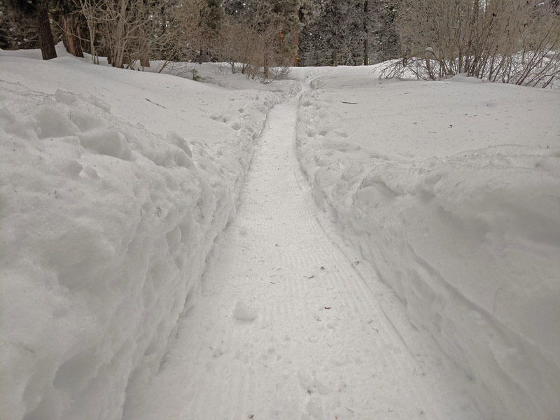 snow trail